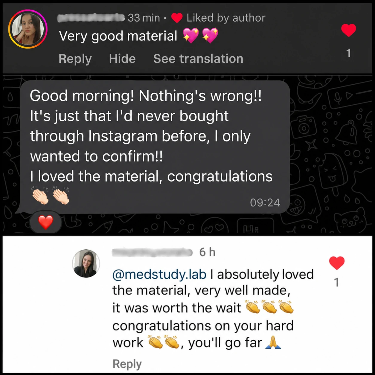 Feedback and reviews from healthcare professionals using MedStudyLab