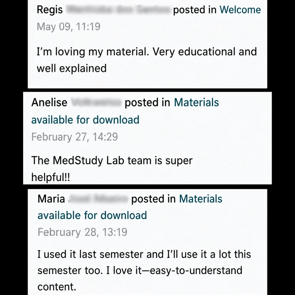 Feedback and reviews from healthcare professionals using MedStudyLab
